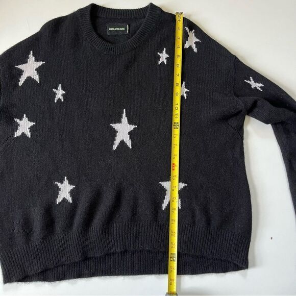 Zadig & Voltaire Cashmere Markus Stars Sweater XS - Picture 12 of 13
